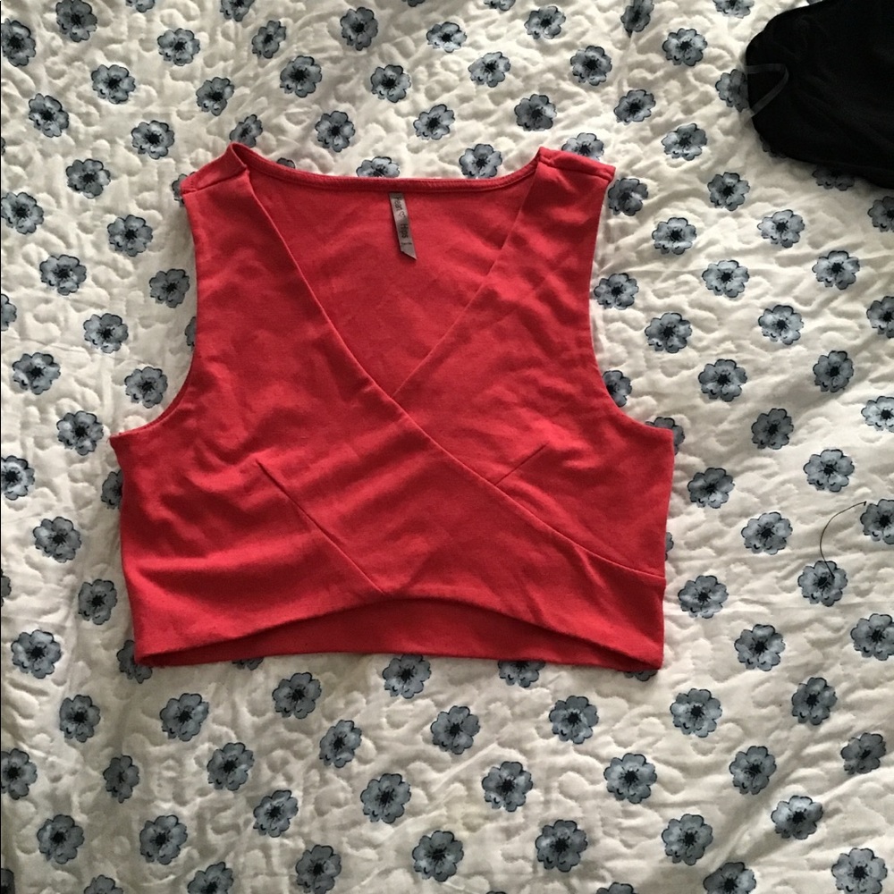 HEART&HIPS CROP TOP PINK